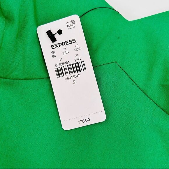 NWT Express green bubble dress size small - Picture 8 of 8
